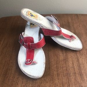 VINTAGE Can’t Bust Em Kitten Heel Sandals